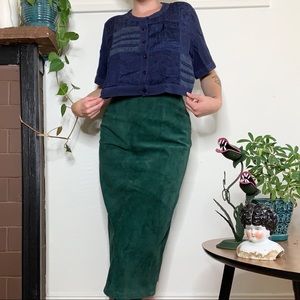 Vintage 1990s Country Wear Patchwork Crop Top